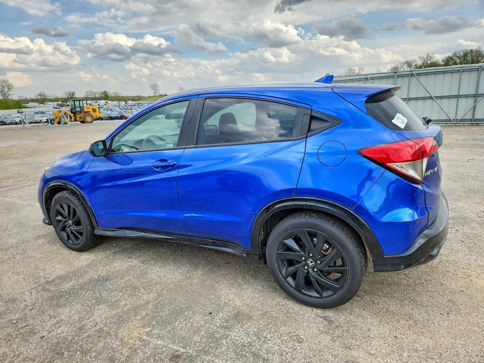 2022 Honda Hr-v VIN 3CZRU6H17NM743197 COPART salvage auction — HAIL, Wi - Cert Of Title-Salvage Vehicle, sold $8,100 on 2026-07-28 (photo 2)