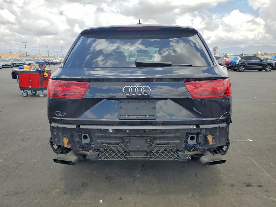 2019 Audi Q7 VIN WA1AAAF71KD006200 COPART salvage auction — REAR END, Ca - Salvage Certificate, sold $7,500 on 2026-07-13 (photo 6)