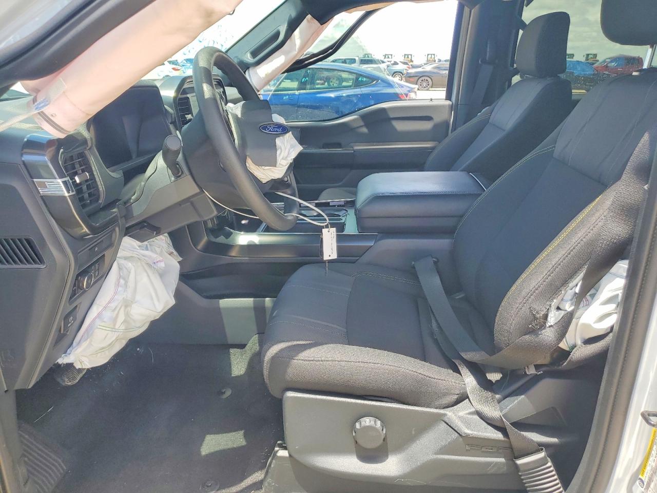 2025 Ford F-150 Lightning VIN 1FTEW2KPXSKD02011 COPART salvage auction — Front End, TX - SALVAGE VEHICLE TITLE, sold $13,100 on 2026-07-09 (photo 7)