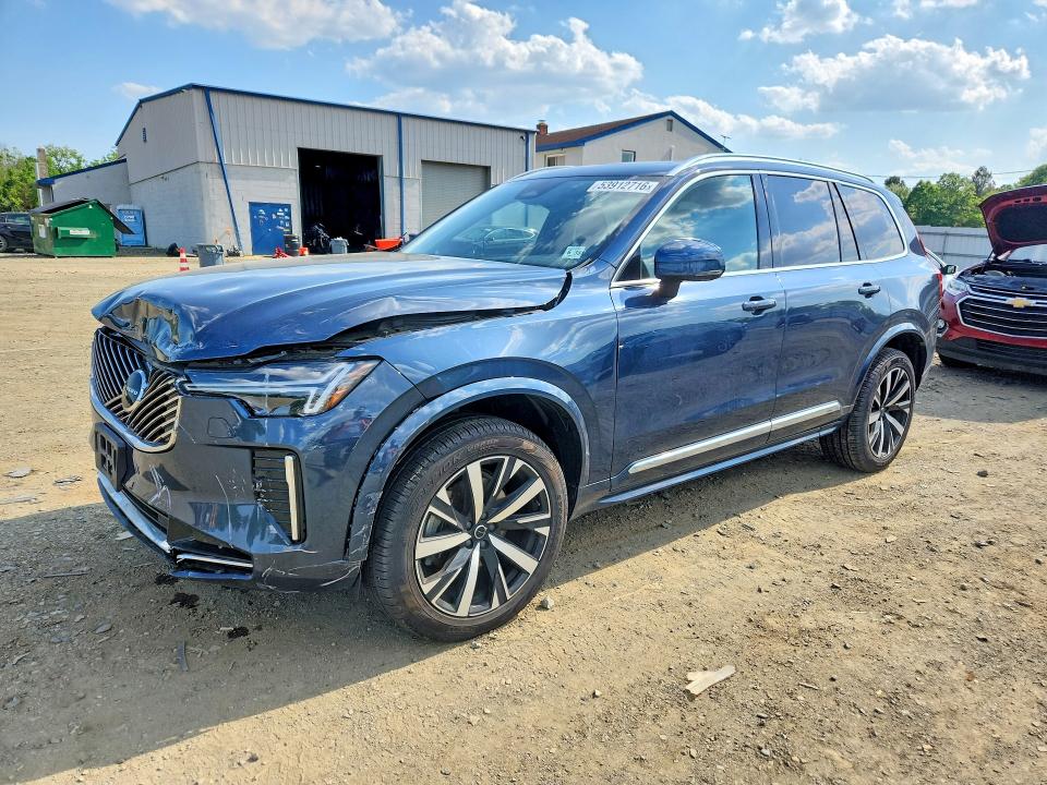 2025 Volvo Xc90 VIN YV4M12PA8S1365769 COPART salvage auction — FRONT END, Nj - Cert Of Title-Salvage, sold $19,200 on 2026-07-22 (photo 1)