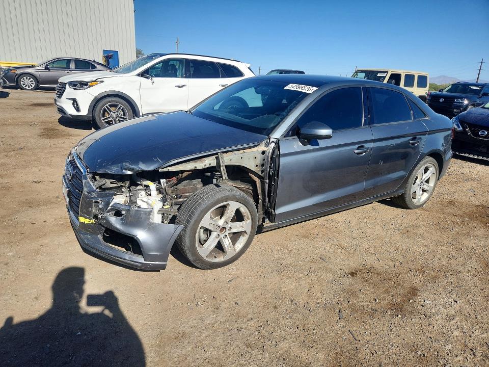 2018 Audi A3 VIN WAUB8GFF4J1012103 COPART salvage auction — FRONT END, ID - SALVAGE CERTIFICATE OF TITLE, sold $3,100 on 2026-07-24 (photo 1)