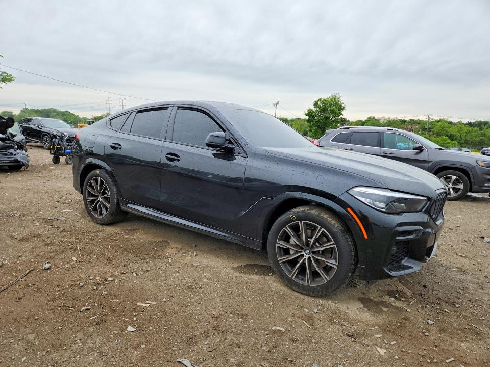 2022 BMW X6 VIN 5UXCY6C01N9K85524 COPART salvage auction — REAR END, Md - Cert Of Salvage > 75% Damage, sold $3,450 on 2026-07-28 (photo 4)