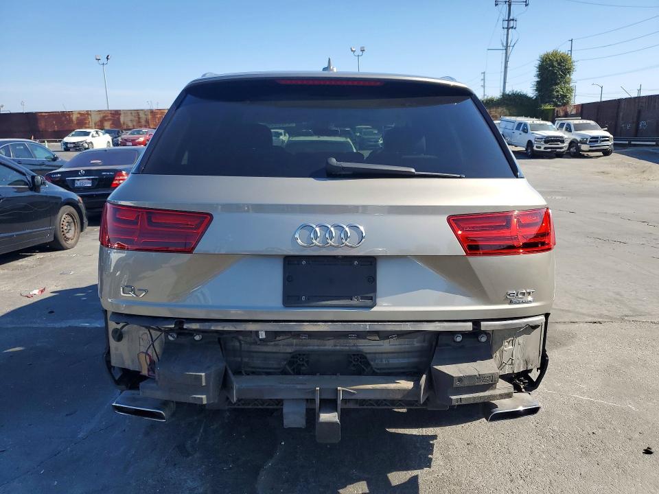 2017 Audi Q7 VIN WA1LAAF77HD008647 COPART salvage auction — REAR END, Ca - Dis/Dlr/Exp Only Clean Title, sold $7,500 on 2026-07-08 (photo 6)