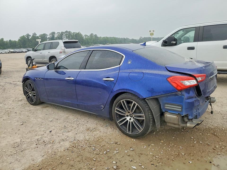 2019 Maserati Ghibli VIN ZAM57XSAXK1311072 COPART salvage auction — FRONT END, Tx - Salvage Vehicle Title, sold $6,700 on 2026-07-31 (photo 2)