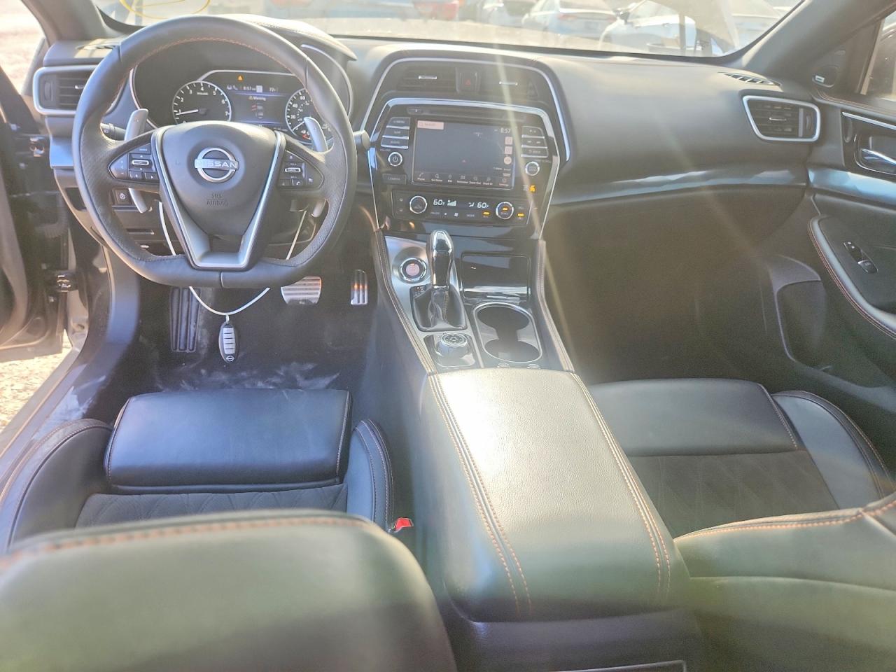 2023 Nissan Maxima VIN 1N4AA6EV1PC504970 COPART salvage auction — Hail, KS - CERT OF TITLE-SALVAGE, sold $12,100 on 2026-07-09 (photo 8)
