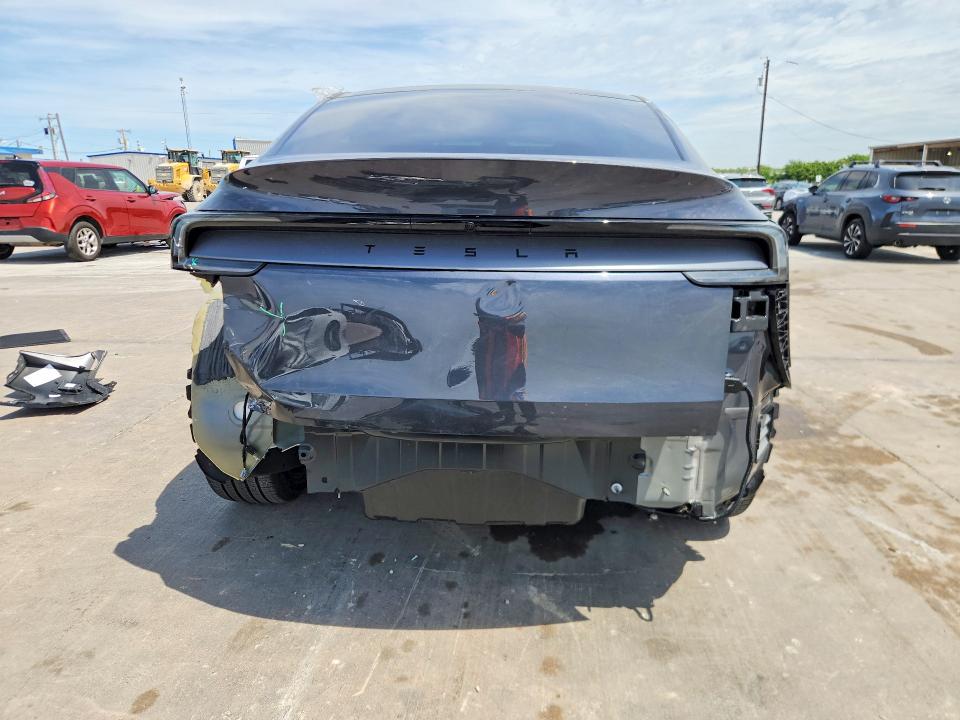 2026 Tesla Model y VIN 7SAYGDED6TA461176 COPART salvage auction — REAR END, Tx - Salvage Vehicle Title, sold $175 on 2026-07-30 (photo 6)