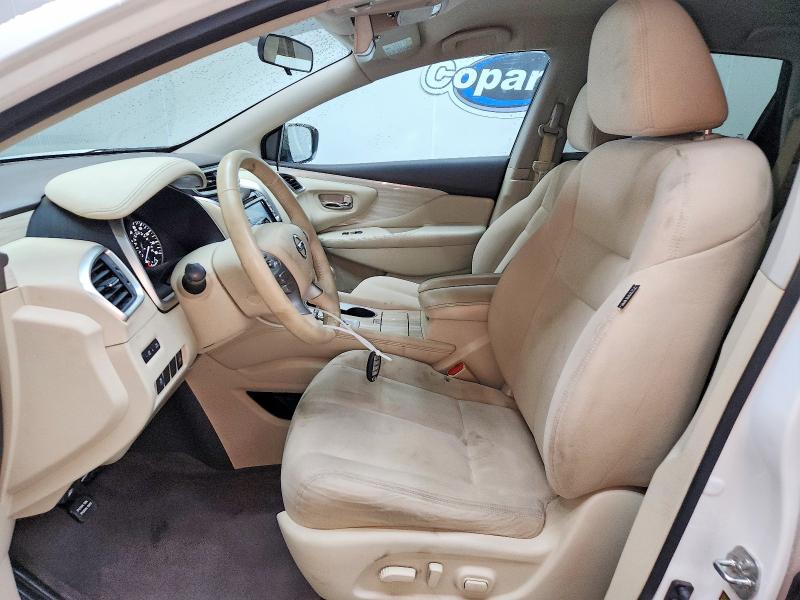 2017 Nissan Murano VIN 5N1AZ2MGXHN189585 COPART salvage auction — FRONT END, FL - CERTIFICATE OF TITLE, sold $6,300 on 2026-07-09 (photo 7)