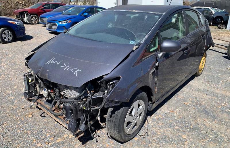 2010 Toyota Prius VIN JTDKN3DU7A1004986 COPART salvage auction — REAR END, La - Cert Of Title-Salvage (P), sold $450 on 2026-07-24 (photo 2)