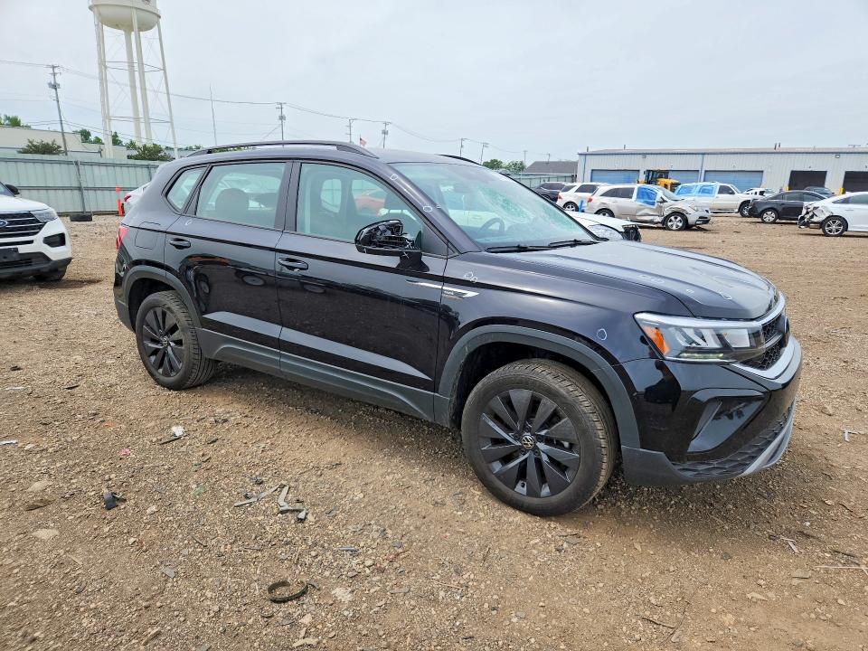 2024 Volkswagen Taos VIN 3VV5X7B22RM071446 COPART salvage auction — HAIL, Il - Salvage Certificate, sold $6,400 on 2026-07-24 (photo 4)
