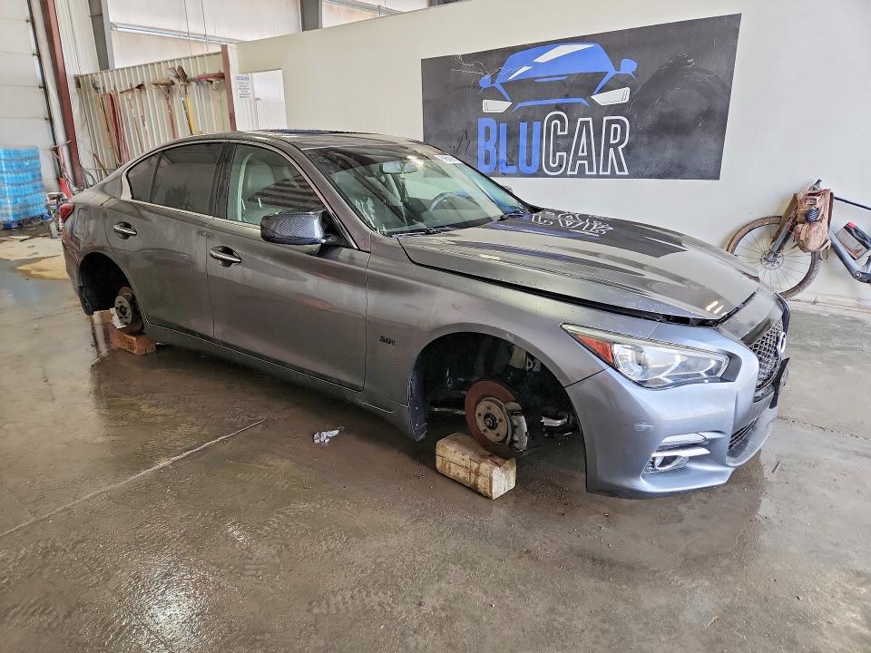 2017 Infiniti Q50 VIN JN1EV7AR5HM841350 COPART salvage auction — VANDALISM, Wv - Cert Of Title-Reconstructed, sold $525 on 2026-07-28 (photo 4)
