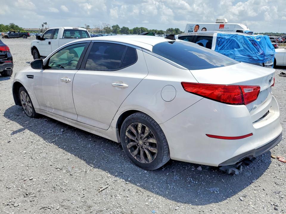 2014 Kia Optima VIN 5XXGN4A77EG342652 COPART salvage auction — SIDE, Fl - Cert Of Title Slvg Rebuildable, sold $425 on 2026-07-10 (photo 2)