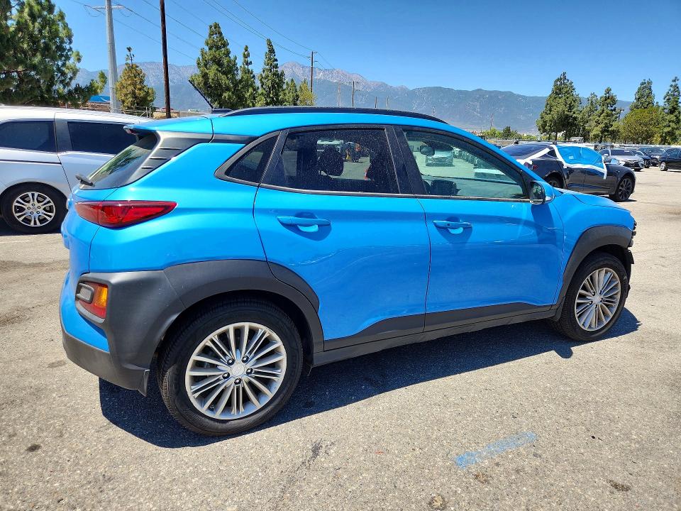 2018 Hyundai Kona VIN KM8K62AA9JU156618 COPART salvage auction — FRONT END, Ca - Salvage Certificate, sold $2,950 on 2026-07-02 (photo 3)