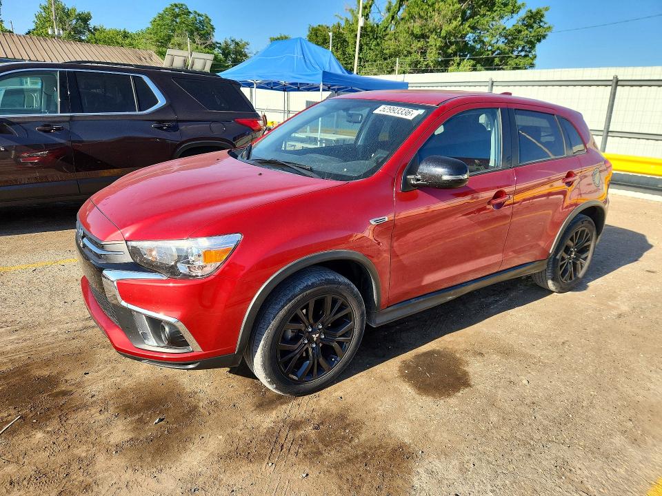 2018 Mitsubishi Outlander VIN JA4AP3AUXJZ031556 COPART salvage auction — HAIL, Ks - Cert Of Title-Salvage, sold $2,650 on 2026-07-08 (photo 1)