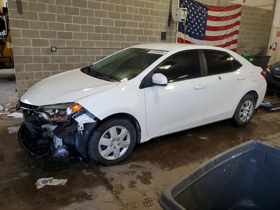 2016 Toyota Corolla VIN 5YFBURHE9GP412385 COPART salvage auction — FRONT END, Mo - Salvage Certificate Of Title, sold $2,900 on 2026-07-21 (photo 1)