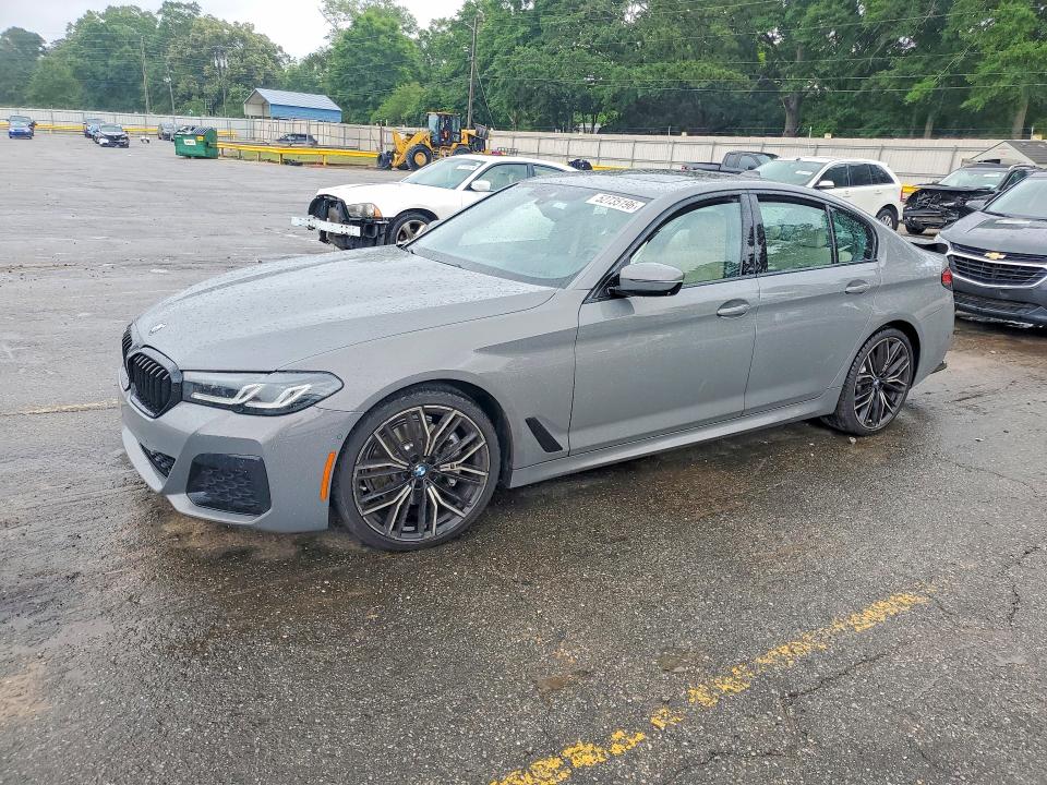 2021 BMW 5er VIN WBA53BH04MCF27802 COPART salvage auction — REAR END, Al - Cert Of Title-Salvage Title, sold $15,200 on 2026-07-20 (photo 1)
