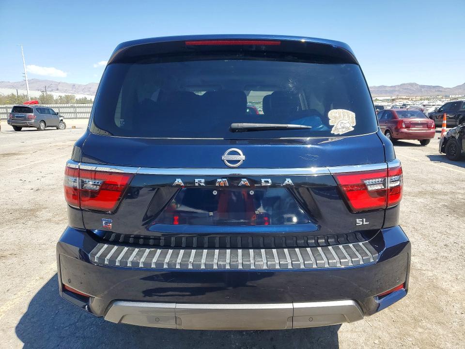 2022 Nissan Armada VIN JN8AY2BC1N9160959 COPART salvage auction — FRONT END, Nv - Salvage Title, sold $5,300 on 2026-07-09 (photo 6)