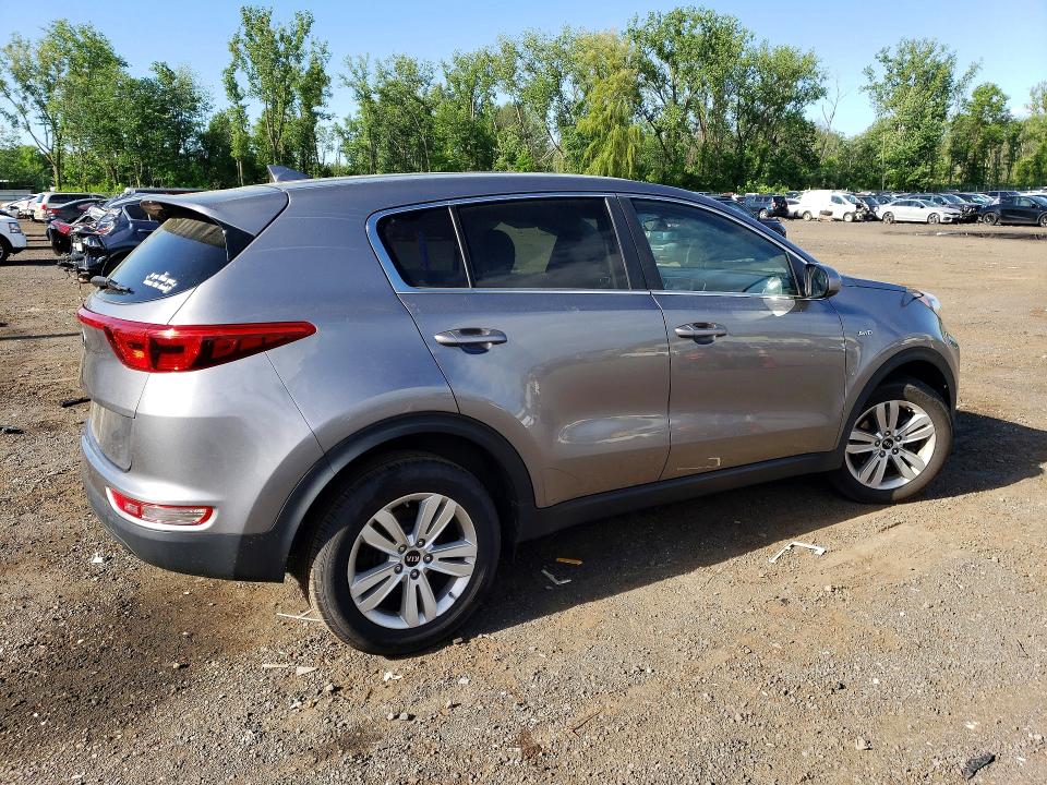 2018 Kia Sportage VIN KNDPMCAC1J7365048 COPART salvage auction — SIDE, Ct - Cert Of Title-Salvage, sold $3,100 on 2026-07-10 (photo 3)