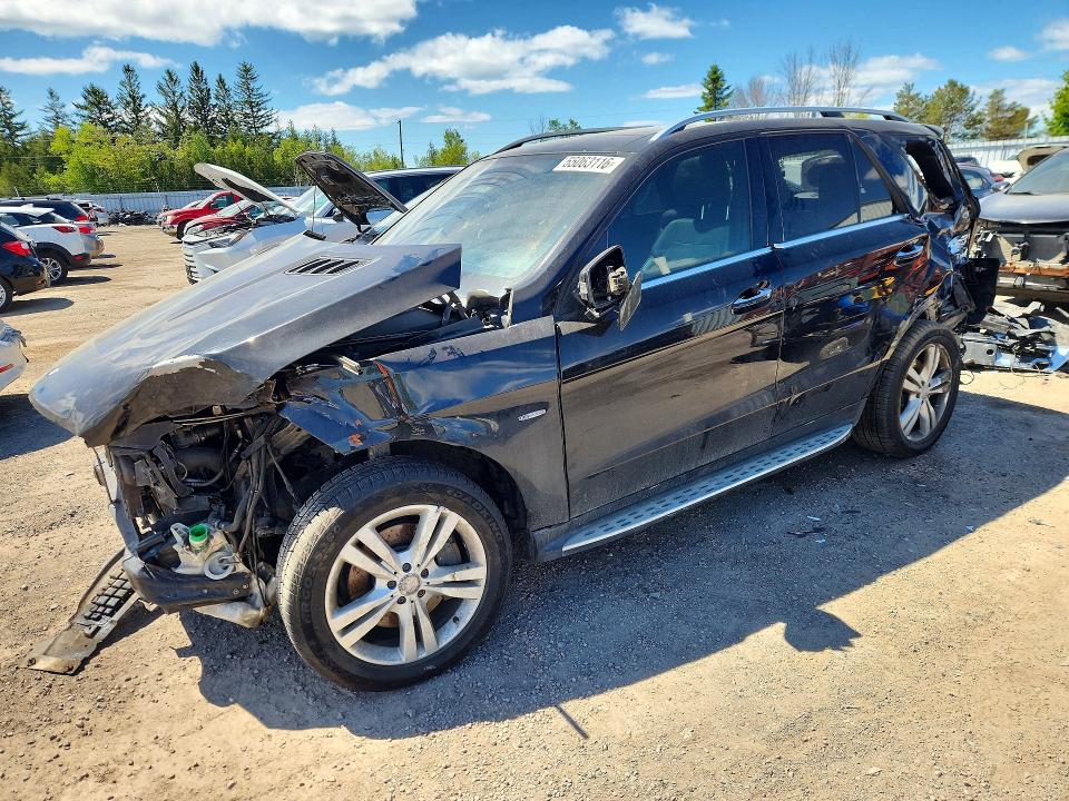 2012 Mercedes-benz Ml-class VIN 4JGDA2EB0CA037628 — COPART salvage auction photo