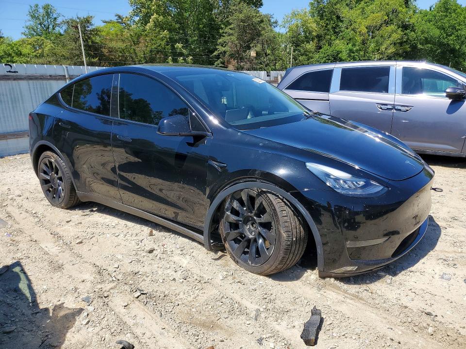 2021 Tesla Model y VIN 5YJYGDEE6MF084293 COPART salvage auction — FRONT END, MD - CERT OF SALVAGE > 75% DAMAGE, sold $7,500 on 2026-07-14 (photo 4)