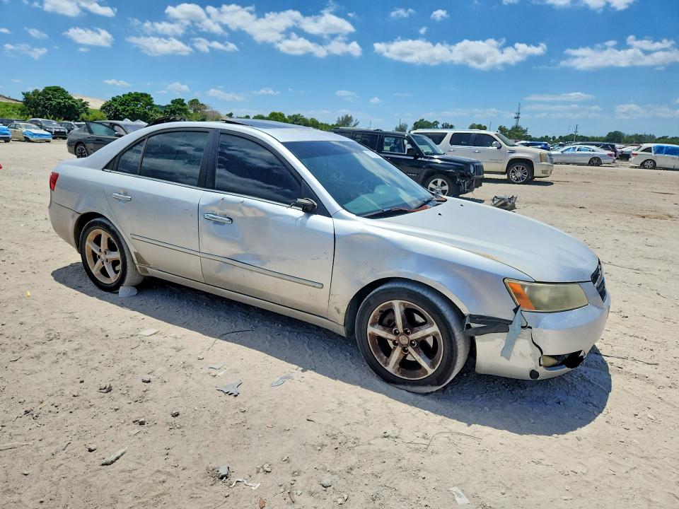 2006 Hyundai Sonata VIN 5NPEU46F46H002391 COPART salvage auction — FRONT END, Fl - Cert Of Title Slvg Rebuildable, sold $375 on 2026-07-28 (photo 4)
