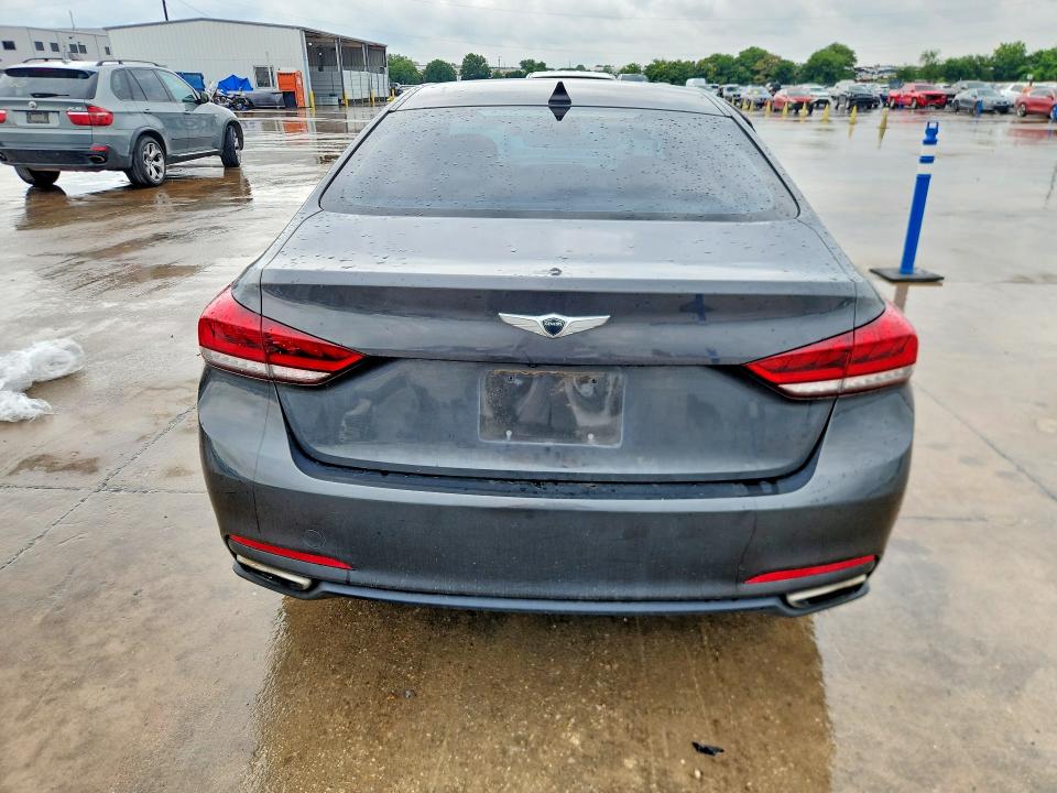 2017 Genesis G80 VIN KMHGN4JE3HU204745 COPART salvage auction — SIDE, Tx - Salvage Vehicle Title, sold $3,100 on 2026-07-16 (photo 6)