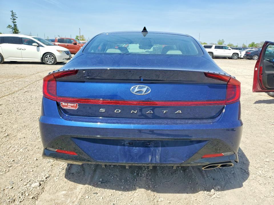 2021 Hyundai VIN 5NPEL4JA8MH066655 COPART salvage auction — HAIL, Ia - Cert Of Title-Salvage Title, sold $7,100 on 2026-07-15 (photo 6)