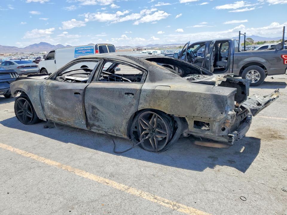 2014 Dodge Charger VIN 2C3CDXHG2EH165891 COPART salvage auction — BURN, Nv - Non-Repairable Vehicle Cert, sold $125 on 2026-07-09 (photo 2)
