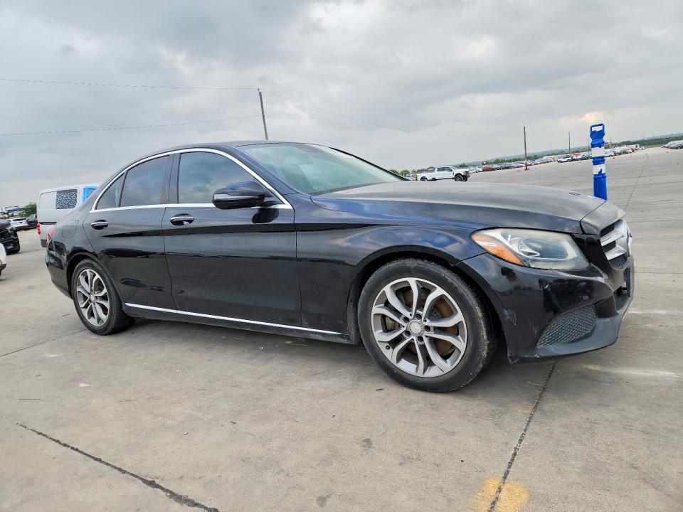 2017 Mercedes-benz C-klasse VIN WDDWF4JB9HR234618 COPART salvage auction — REAR END, Tx - Certificate Of Title, sold $5,100 on 2026-07-08 (photo 4)