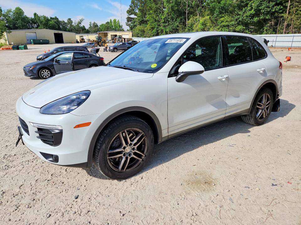 2016 Porsche Cayenne VIN WP1AA2A25GLA05974 COPART salvage auction — REAR END, Nc - Salvage Certificate Of Title, sold $525 on 2026-07-10 (photo 1)
