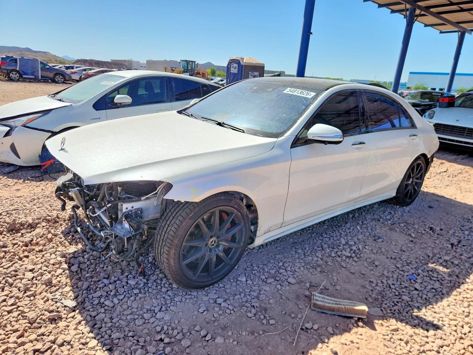 2020 Mercedes-benz S-klasse VIN W1KUG8DB3LA564186 — COPART salvage auction photo