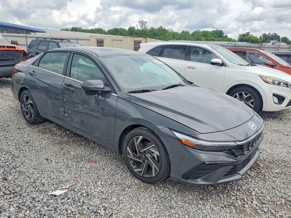 2025 Hyundai Elantra VIN KMHLS4DG8SU020753 COPART salvage auction — SIDE, Al - Cert Of Title-Salvage Title, sold $8,900 on 2026-07-07 (photo 4)
