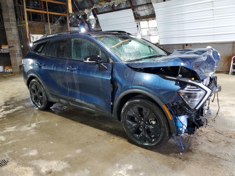 2025 Kia Sportage VIN KNDPZDDH1S7275057 COPART salvage auction — FRONT END, Ny - Mv-907A Salvage Certificate, sold $2,600 on 2026-07-13 (photo 4)