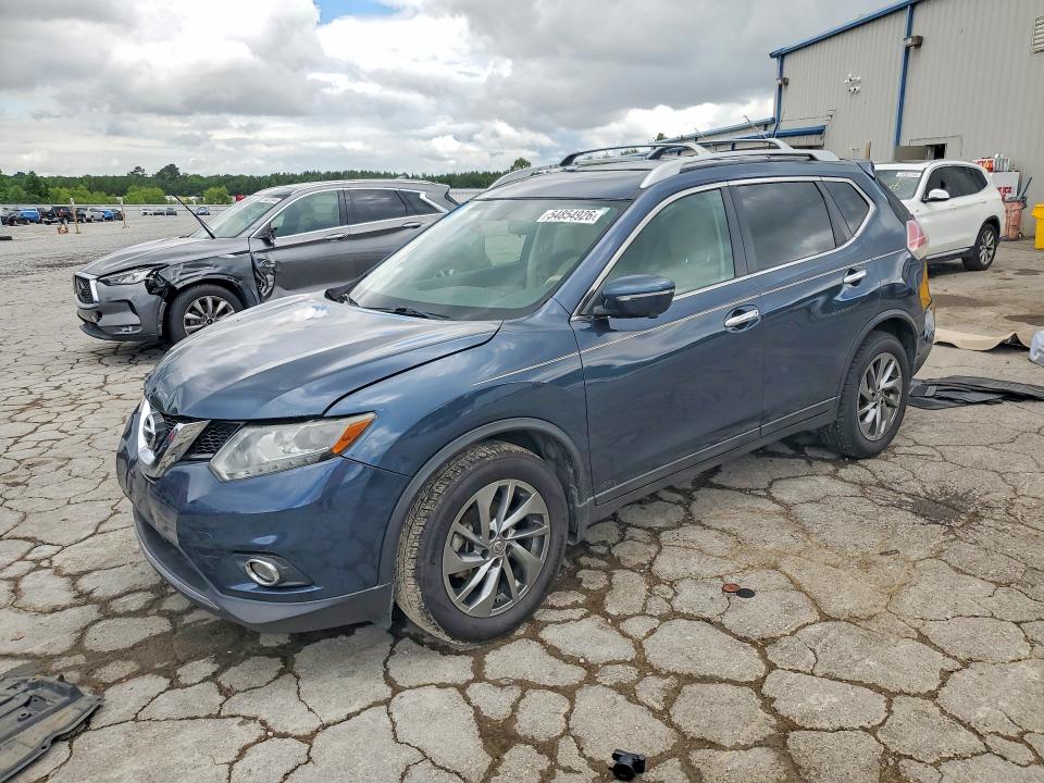 2015 Nissan Rogue VIN 5N1AT2MT6FC875663 COPART salvage auction — REAR END, Tn - Salvage Certificate, sold $450 on 2026-07-03 (photo 1)