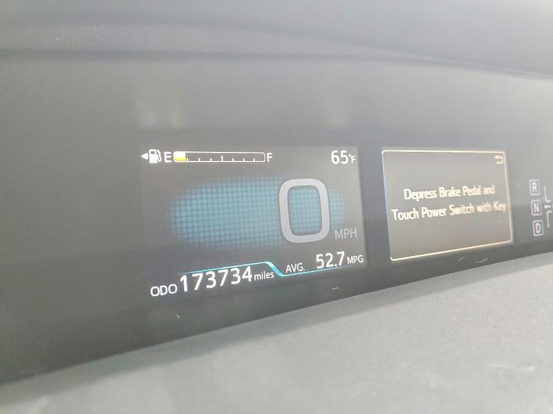 2016 Toyota Prius VIN JTDKARFU7G3513792 COPART salvage auction — FRONT END, Ca - Salvage Certificate, sold $2,050 on 2026-07-15 (photo 9)