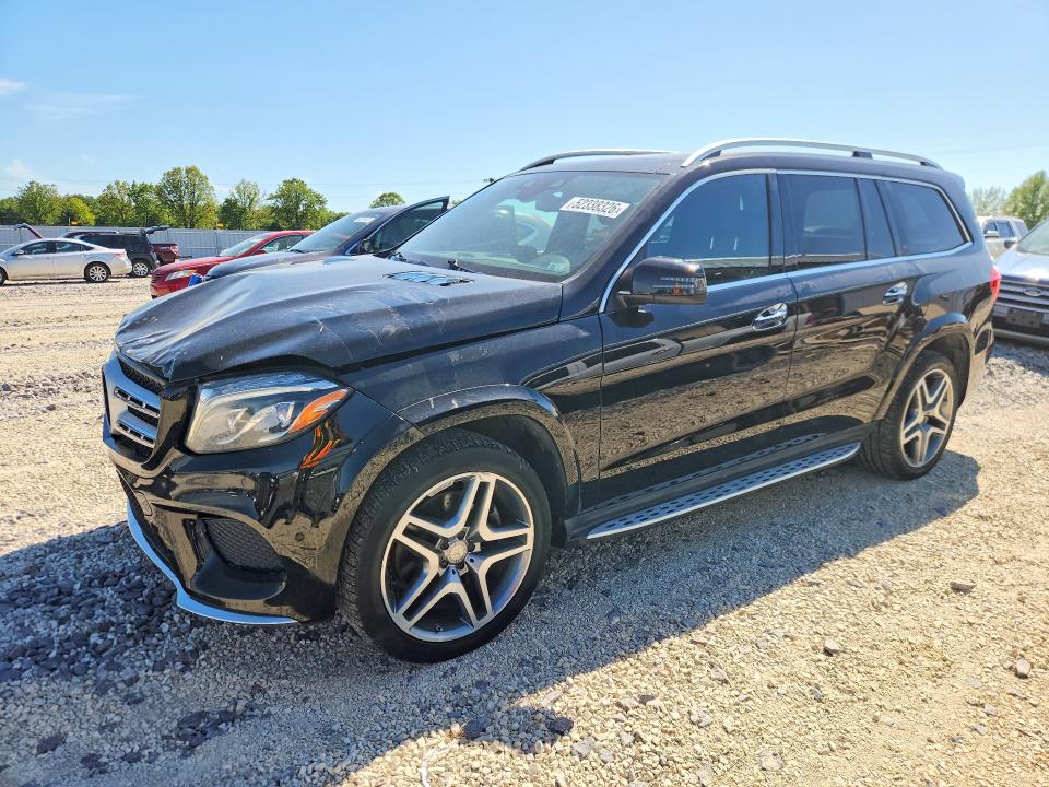 2017 Mercedes-benz Gls-class VIN 4JGDF7DE5HA832613 COPART salvage auction — FRONT END, Va - Certificate Of Title (P), sold $12,100 on 2026-07-27 (photo 1)