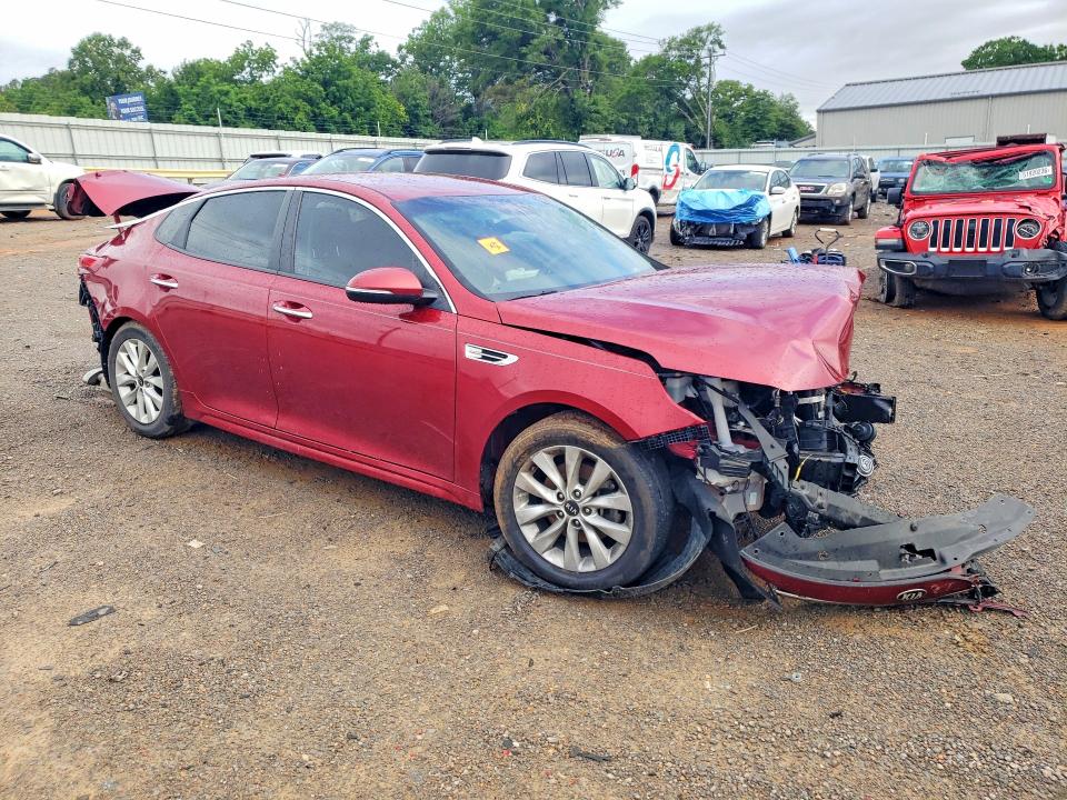 2018 Kia Optima VIN 5XXGT4L31JG198817 COPART salvage auction — FRONT END, Va - Cert Of Title - Salvage, sold $675 on 2026-07-17 (photo 4)