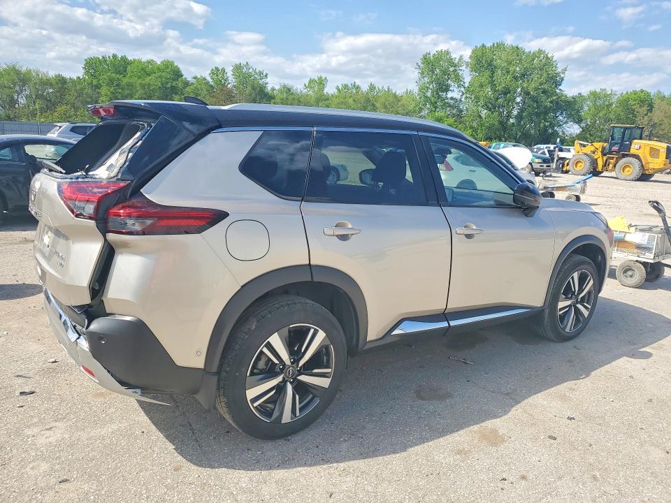 2022 Nissan Rogue VIN JN8BT3DD1NW275044 COPART salvage auction — REAR END, Ia - Cert Of Title-Salvage Title, sold $10,700 on 2026-07-10 (photo 3)