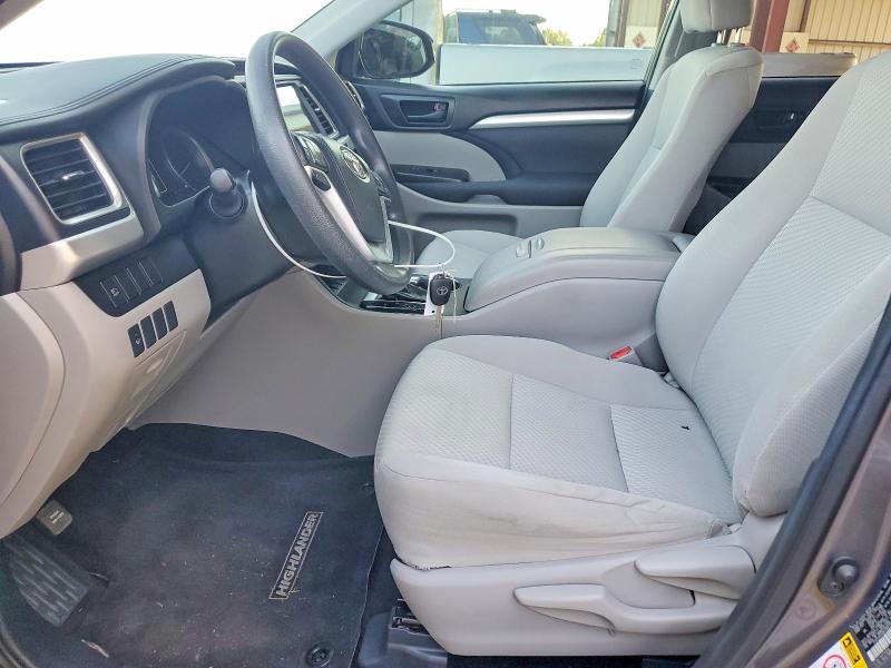 2019 Toyota Highlander VIN 5TDZZRFH2KS366797 COPART salvage auction — FRONT END, Fl - Cert Of Title Slvg Rebuildable, sold $3,150 on 2026-07-10 (photo 7)