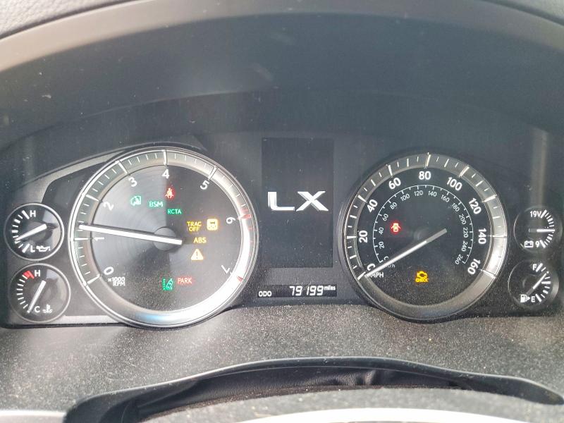 2019 Lexus Lx VIN JTJHY7AXXK4283726 COPART salvage auction — FRONT END, Il - Salvage Certificate, sold $41,000 on 2026-07-28 (photo 9)