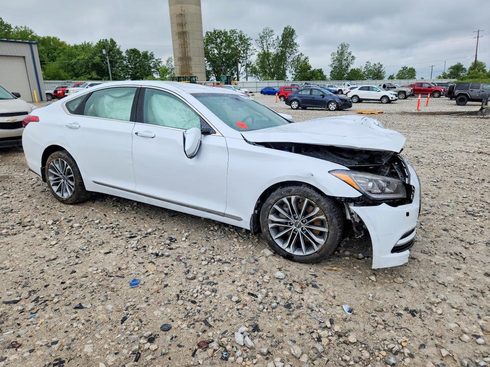 2016 Hyundai VIN KMHGN4JE2GU109317 COPART salvage auction — FRONT END, Mi - Certificate Of Title, sold $200 on 2026-07-23 (photo 4)