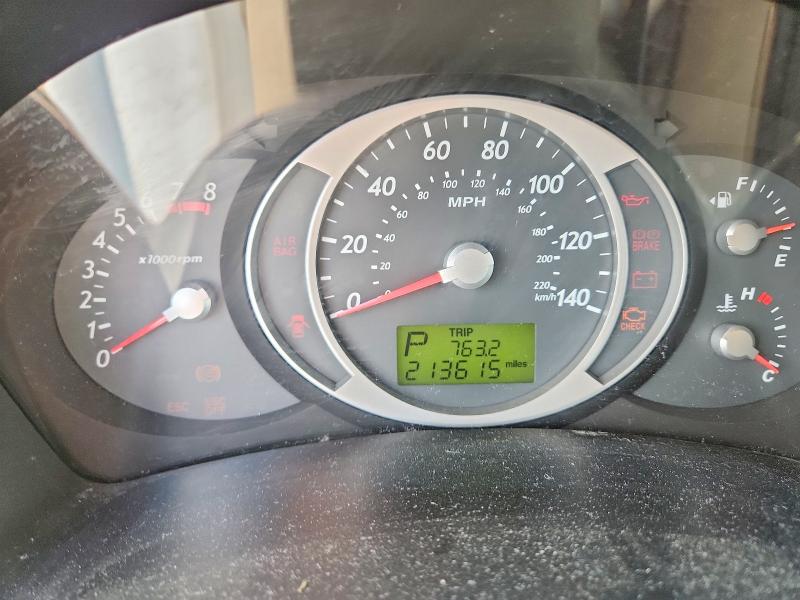 2006 Hyundai Tucson VIN KM8JM12B76U338604 COPART salvage auction — MECHANICAL, Az - Certificate Of Title, sold $325 on 2026-07-14 (photo 9)