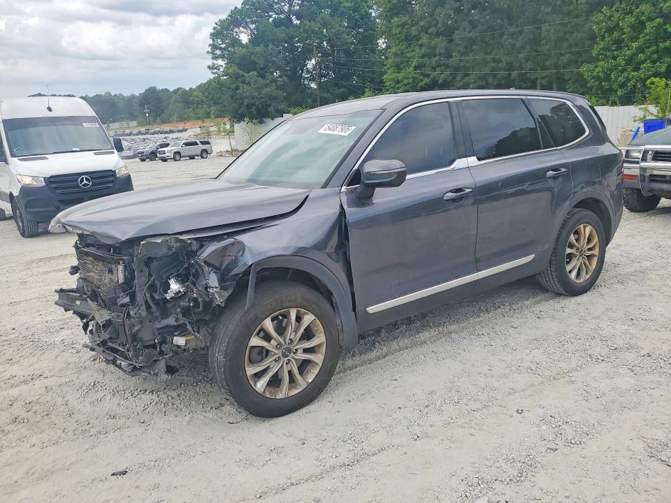 2022 Kia Telluride VIN 5XYP2DHC0NG242576 COPART salvage auction — FRONT END, Ga - Cert Of Title-Salvage, sold $4,350 on 2026-07-20 (photo 1)
