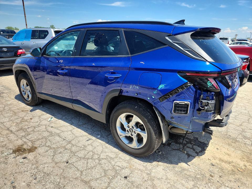 2023 Hyundai Tucson VIN 5NMJBCAE1PH207680 COPART salvage auction — REAR END, In - Cert Of Title-Salvage Title, sold $7,200 on 2026-07-31 (photo 2)