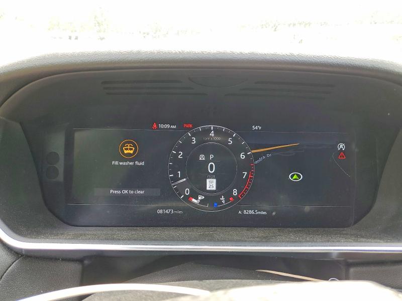 2021 Land rover RANGE ROVER VIN SALWR2SU8MA761721 COPART salvage auction — VANDALISM, Ny - Mv-907A Salvage Certificate, sold $11,200 on 2026-07-14 (photo 9)