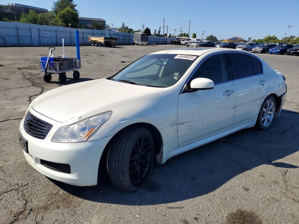 2007 Infiniti G35 VIN JNKBV61E57M710763 COPART salvage auction — REAR END, Ca - Salvage Certificate, sold $575 on 2026-07-06 (photo 1)