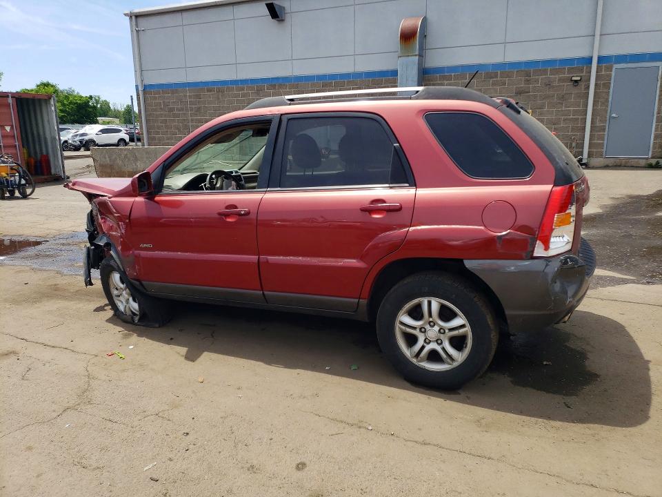 2007 Kia Sportage VIN KNDJE723877302496 COPART salvage auction — FRONT END, Ct - Cert Of Title-Salvage, sold $450 on 2026-07-07 (photo 2)