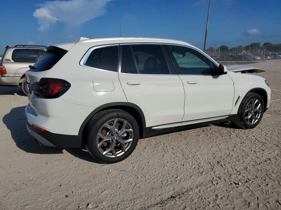 2022 BMW X3 VIN 5UX43DP04N9L16332 COPART salvage auction — FRONT END, Fl - Cert Of Title Slvg Rebuildable, sold $11,500 on 2026-07-07 (photo 3)