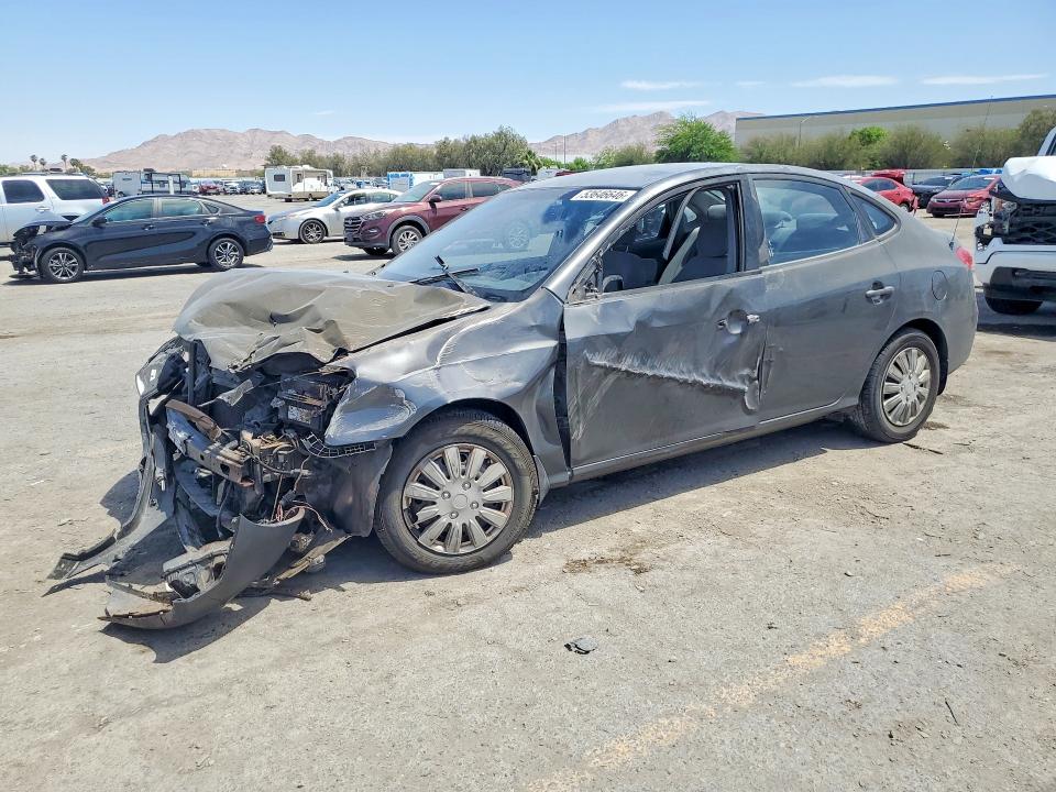 2007 Hyundai Elantra VIN KMHDU46D07U058101 COPART salvage auction — FRONT END, Nv - Salvage Title, sold $250 on 2026-07-07 (photo 1)