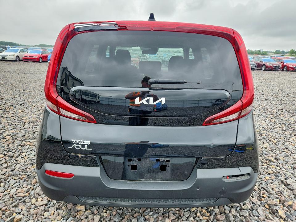 2022 Kia Soul VIN KNDJ23AU9N7164864 COPART salvage auction — HAIL, Mo - Certificate Of Title, sold $7,400 on 2026-07-13 (photo 6)