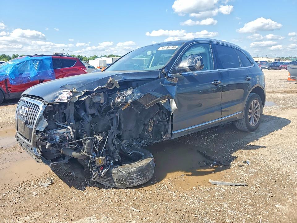 2016 Audi Q5 VIN WA1C2AFP7GA126310 COPART salvage auction — FRONT END, Tx - Salvage Vehicle Title, sold $675 on 2026-07-16 (photo 1)
